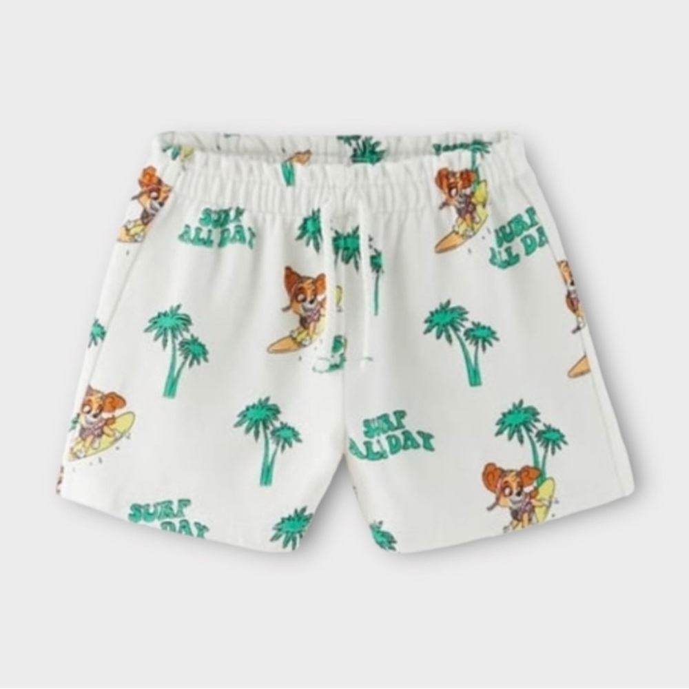$12 ADD‎ ON Zara x Paw Patrol Surf All Day Plush Shorts Skye 3T 4t 3-4